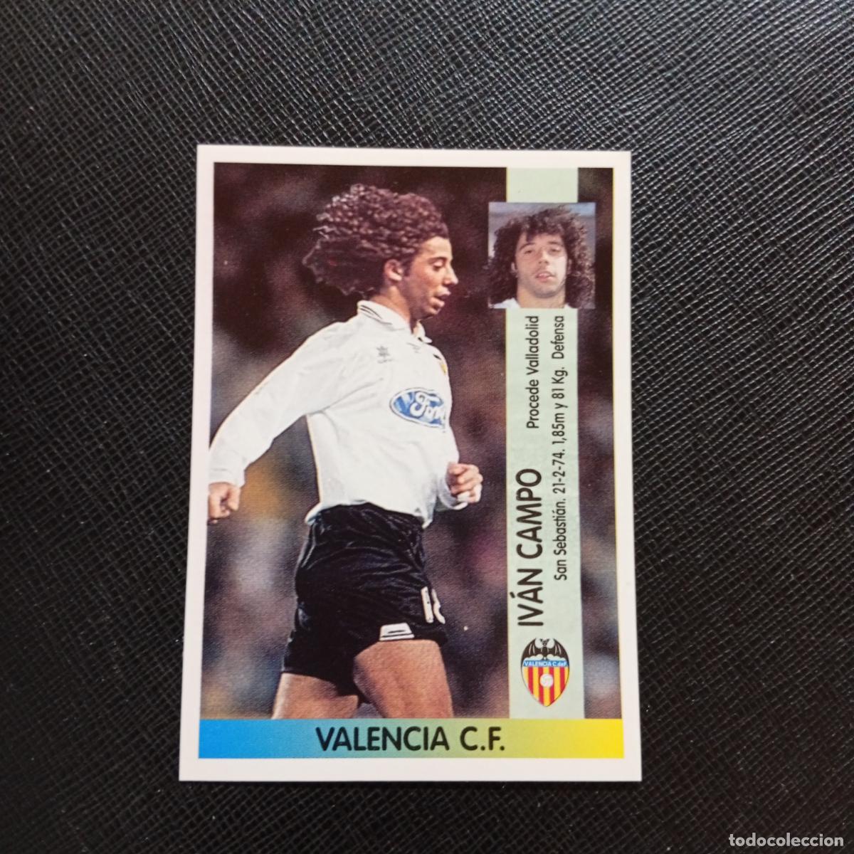 Cromos de f&uacute;tbol: 356 IVAN CAMPO VALENCIA PANINI 96 97 CROMO FUTBOL 1996 1997 LIGA - SIN PEGAR - A17 PG397