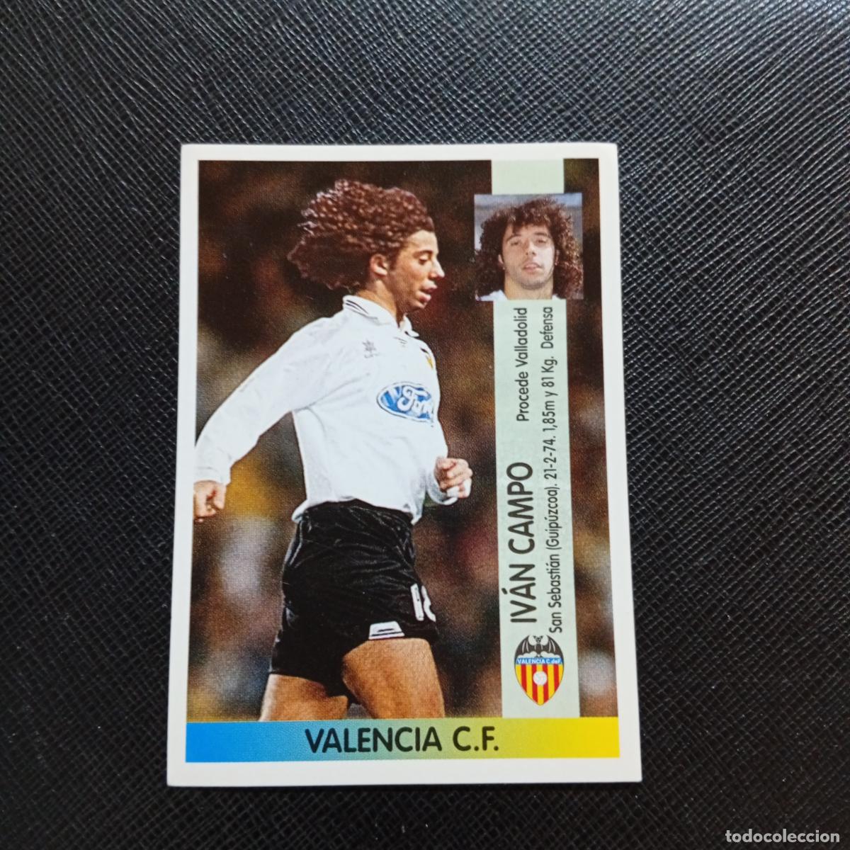 Cromos de f&uacute;tbol: 356 IVAN CAMPO VALENCIA PANINI 96 97 CROMO FUTBOL 1996 1997 LIGA - SIN PEGAR - A17 PG405
