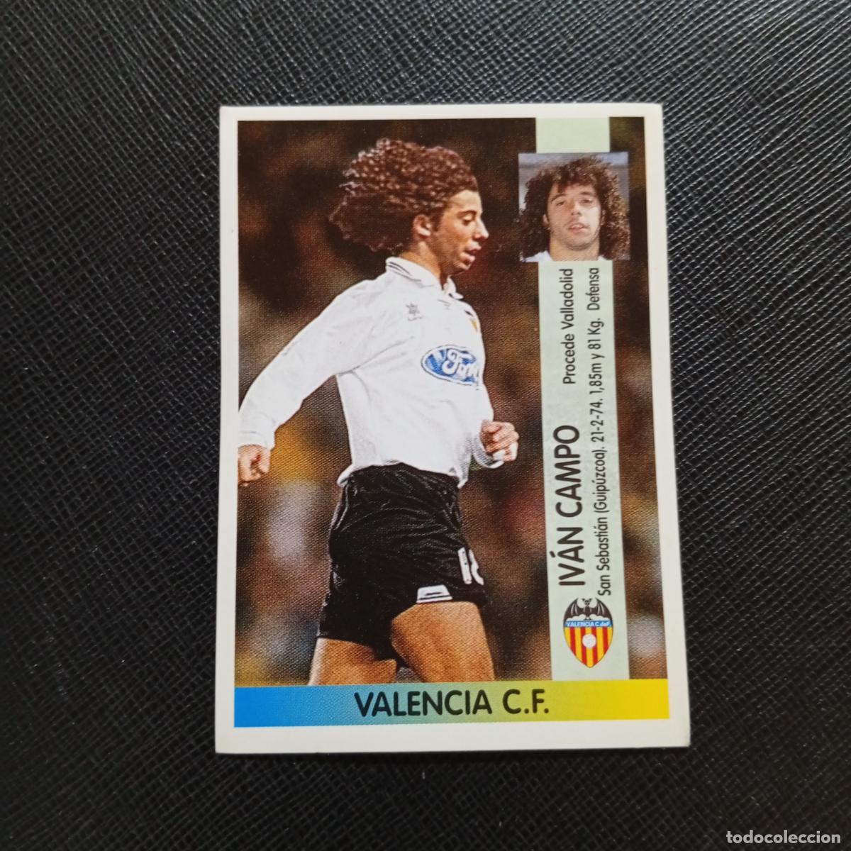 Cromos de f&uacute;tbol: 356 IVAN CAMPO VALENCIA PANINI 96 97 CROMO FUTBOL 1996 1997 LIGA - SIN PEGAR - A17 PG478