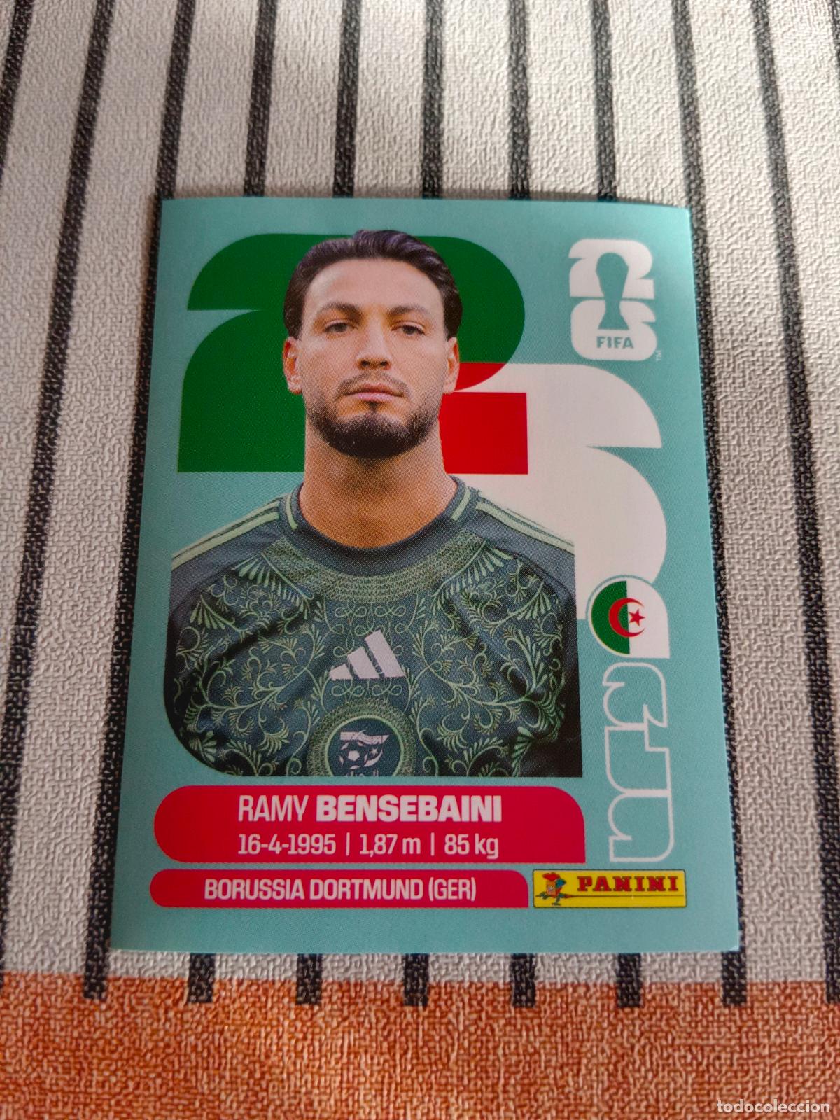 Cromos de f&uacute;tbol: MUNDIAL 2026 ESTADOS UNIDOS USA MEXICO MEJICO CANADA ALG 3 ALG3 RAMY BENSEBAINI ARGELIA FIFA WORLD