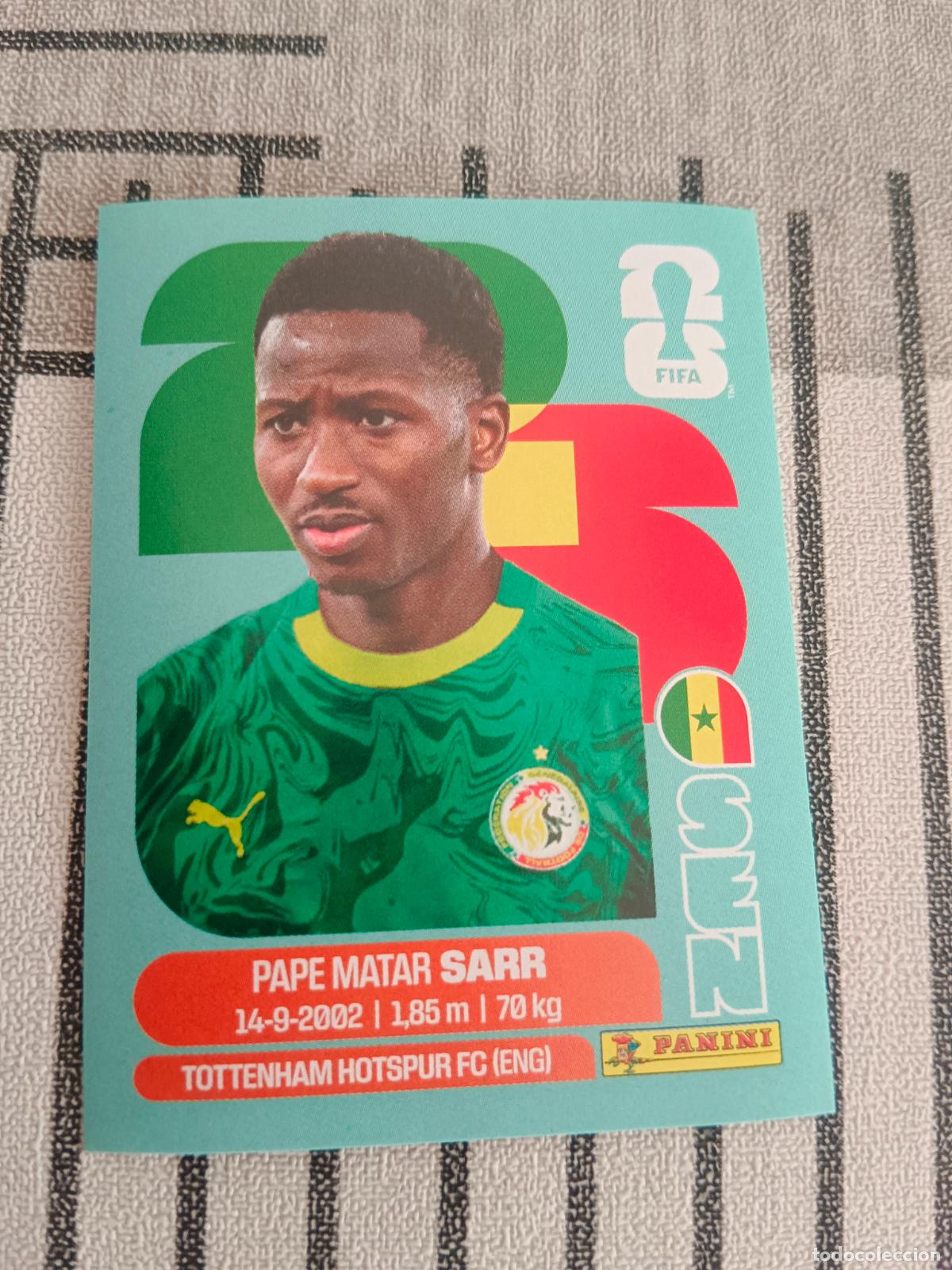 Cromos de f&uacute;tbol: MUNDIAL 2026 ESTADOS UNIDOS USA MEXICO MEJICO CANADA SEN 10 SEN10 PAPE MATAR SARR SENEGAL FIFA