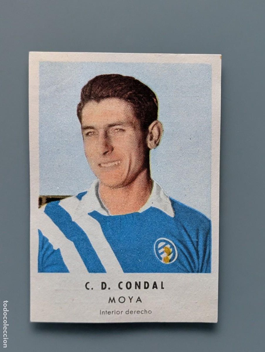 Cromos de f&uacute;tbol: RARO CROMO NUEVO MINT CARD MOYA CD CONDAL BARCELONA CHOCOLATES GRANELL FOOTBALL FUTBOL CATALU&Ntilde;A