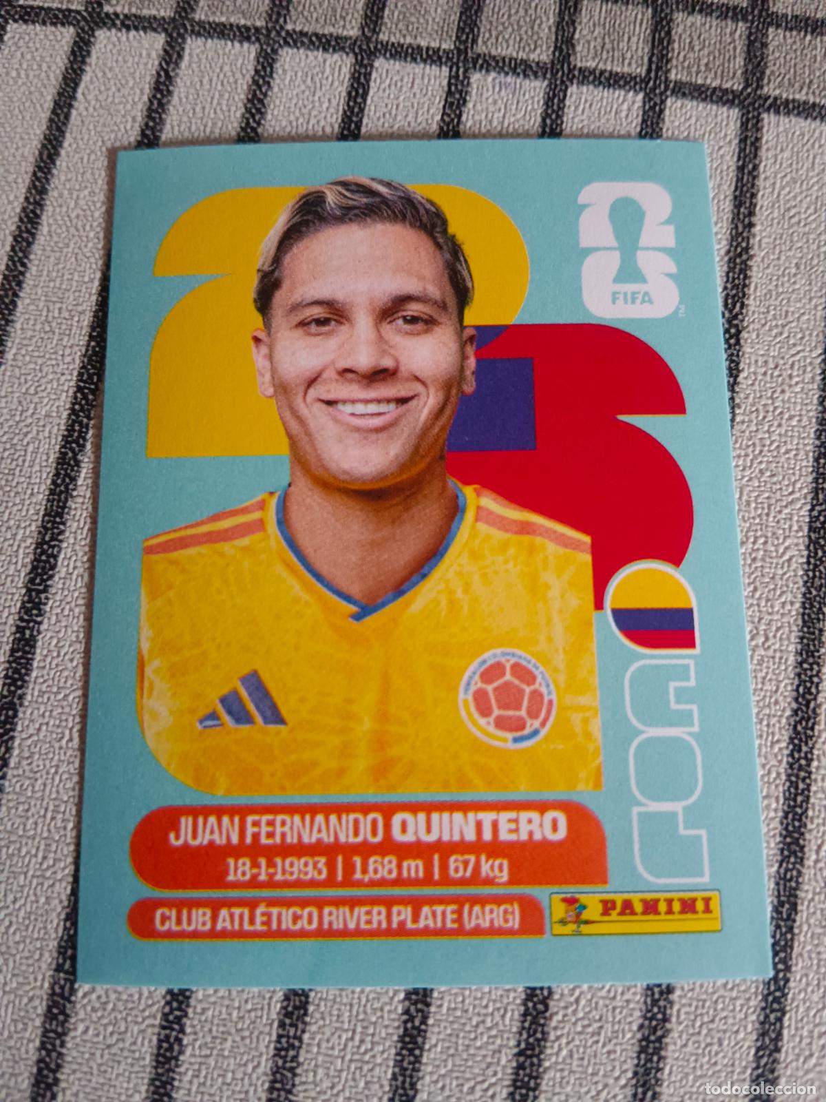 Cromos de f&uacute;tbol: MUNDIAL 2026 ESTADOS UNIDOS USA MEXICO MEJICO CANADA COL 15 COL15 QUINTERO COLOMBIA FIFA