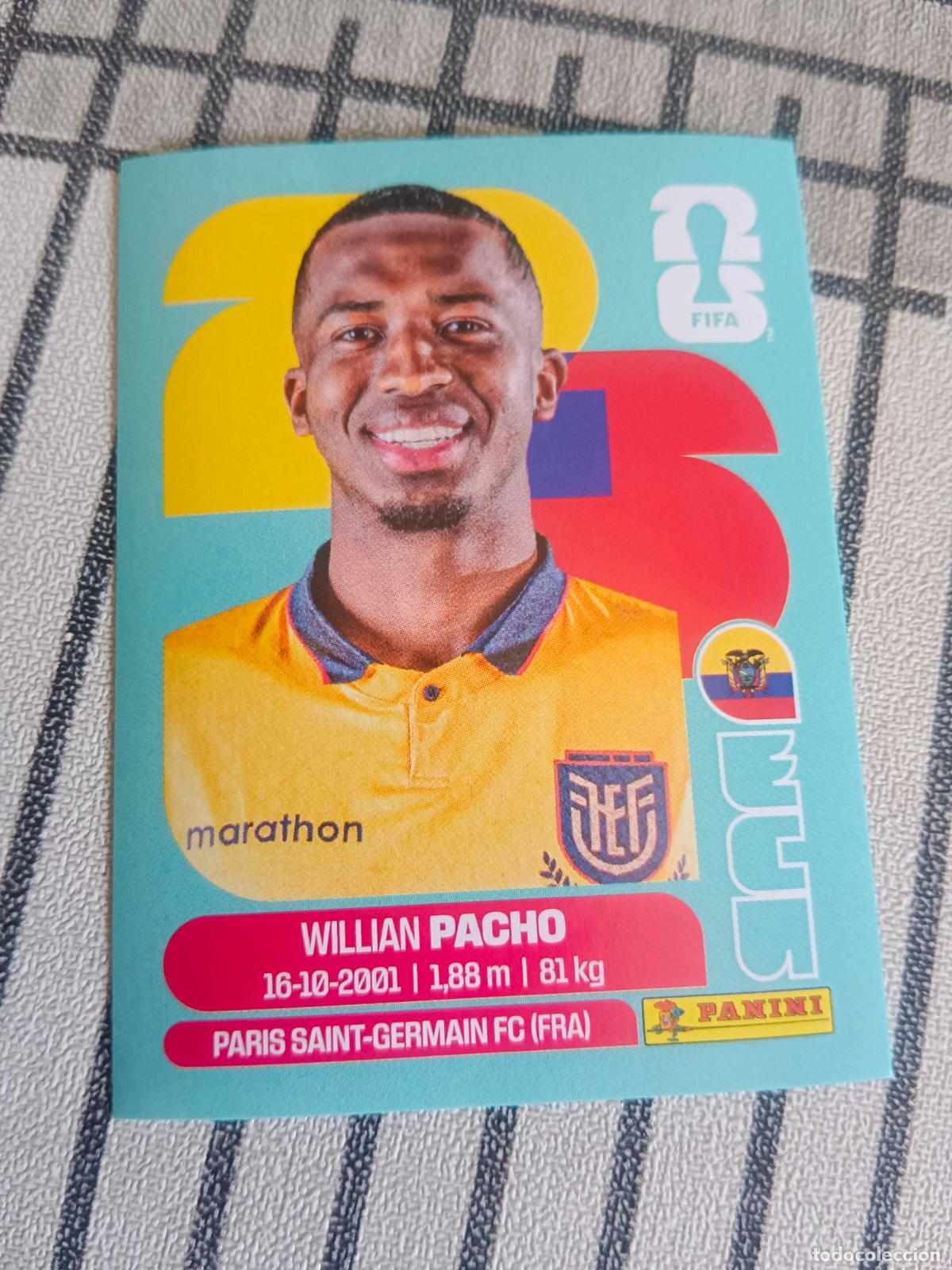 Cromos de f&uacute;tbol: MUNDIAL 2026 ESTADOS UNIDOS USA MEXICO MEJICO CANADA ECU 6 ECU6 WILLIAN PANCHO ECUADOR FIFA
