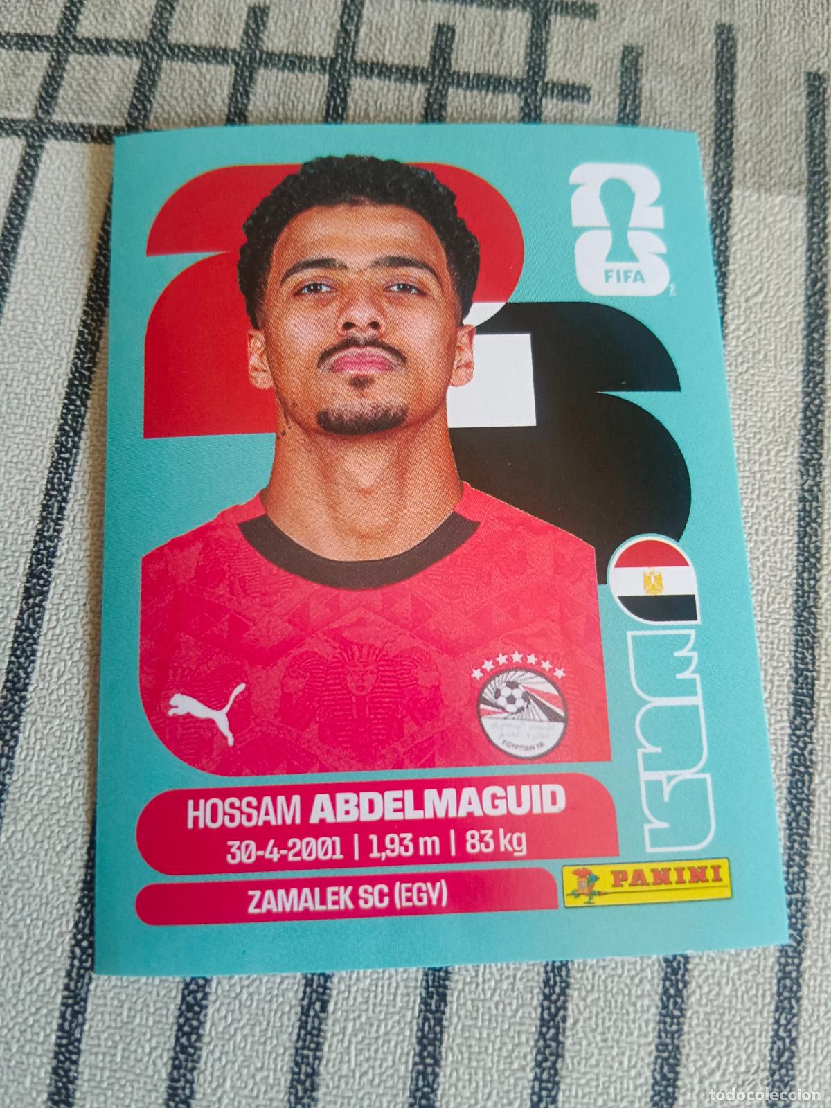 Cromos de f&uacute;tbol: MUNDIAL 2026 ESTADOS UNIDOS USA MEXICO MEJICO CANADA EGY 8 EGY8 HOSSAM ABDELMAGUID EGIPTO FIFA