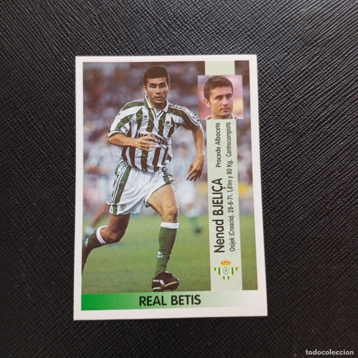 Cromos de f&uacute;tbol: 375 BJELICA REAL BETIS PANINI 96 97 CROMO FUTBOL 1996 1997 LIGA - SIN PEGAR - A16 PG19