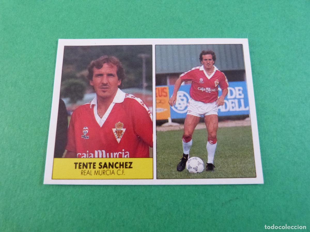 Cromos de f&uacute;tbol: CROMO FUTBOL TENTE SANCHEZ REAL MURCIA C.F. SIN PEGAR LIGA FESTIVAL 1987-1988/87-88