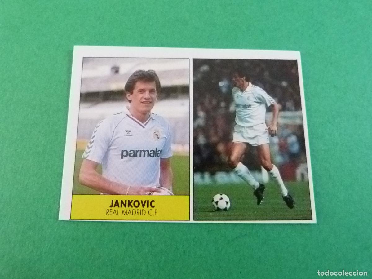Cromos de Futebol: CROMO FUTBOL JANKOVIC REAL MADRID C.F. SIN PEGAR LIGA FESTIVAL 1987-1988/87-88
