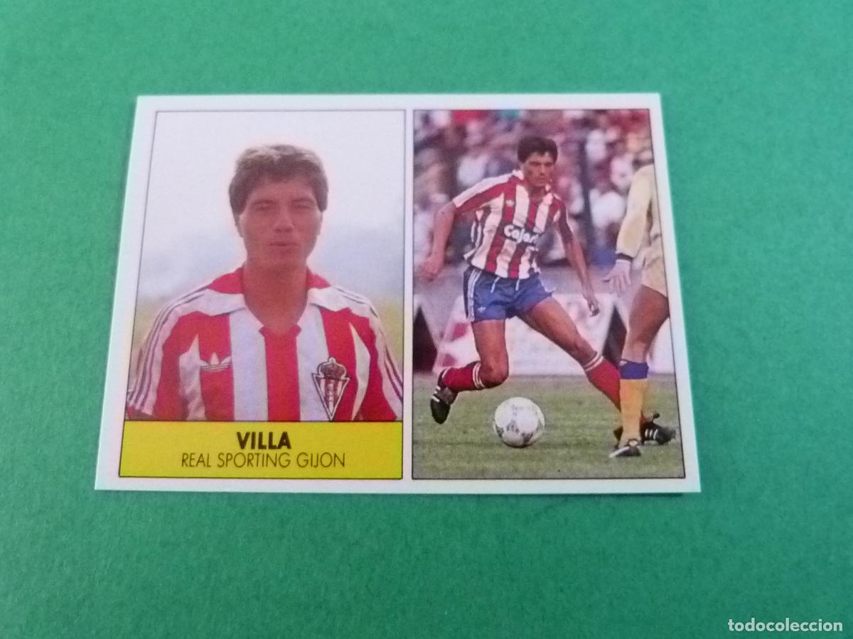 Cromos de Futebol: CROMO FUTBOL VILLA SPORTING GIJON SIN PEGAR LIGA FESTIVAL 1987-1988/87-88