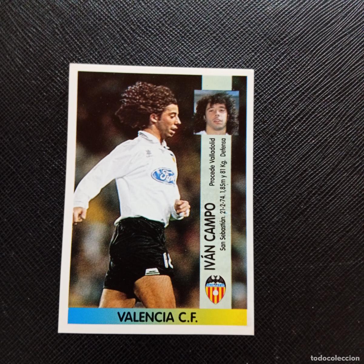 Cromos de Futebol: 356 DEL CAMPO VALENCIA PANINI 96 97 CROMO FUTBOL 1996 1997 LIGA - SIN PEGAR - A16 PG379