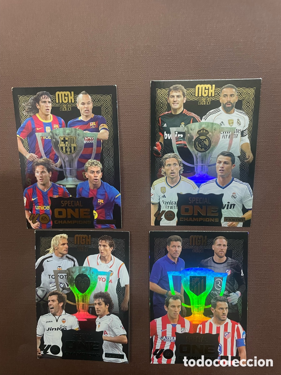 Cromos de Futebol: Special One Champions Bar&ccedil;a -Valencia-At Madrid -Madrid