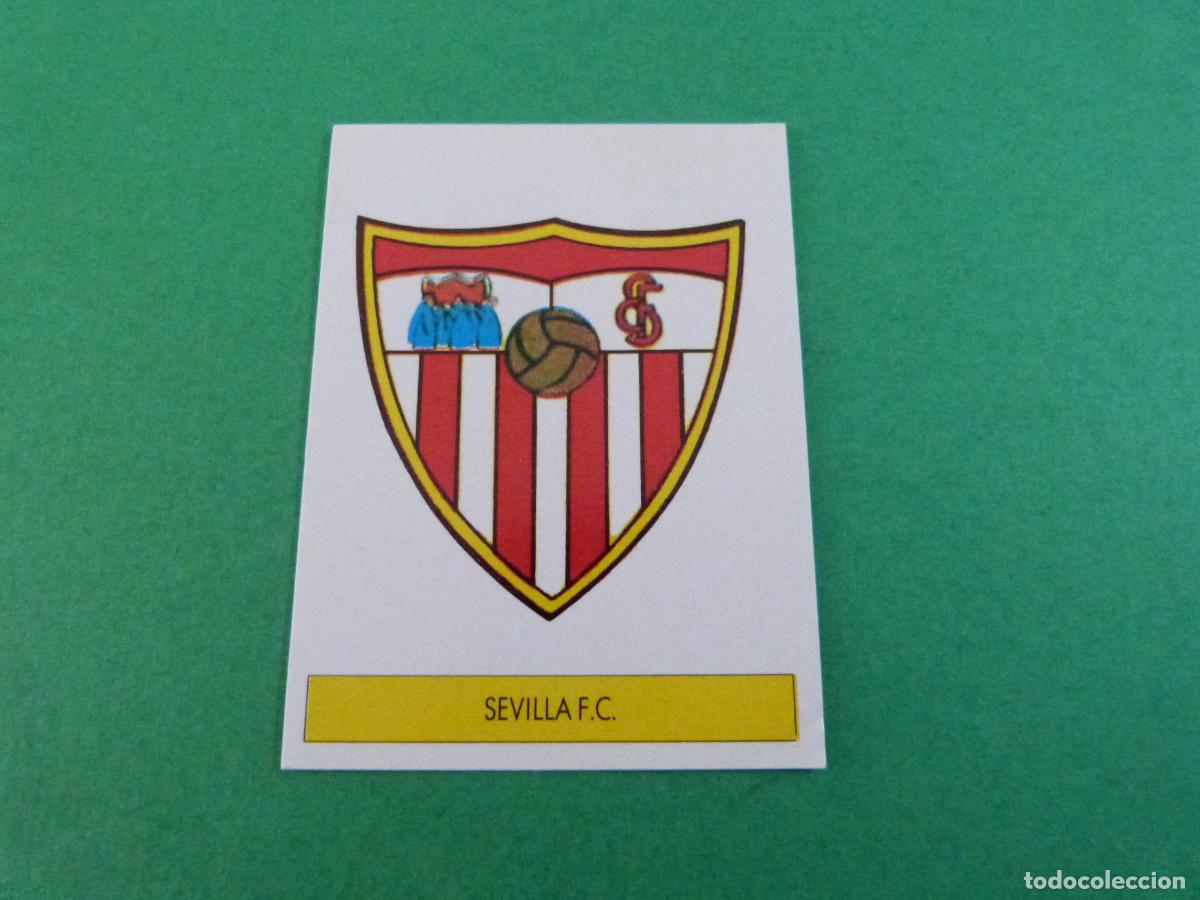 Cromos de Futebol: CROMO FUTBOL ESCUDO SEVILLA F.C. SIN PEGAR LIGA FESTIVAL 1987-1988/87-88