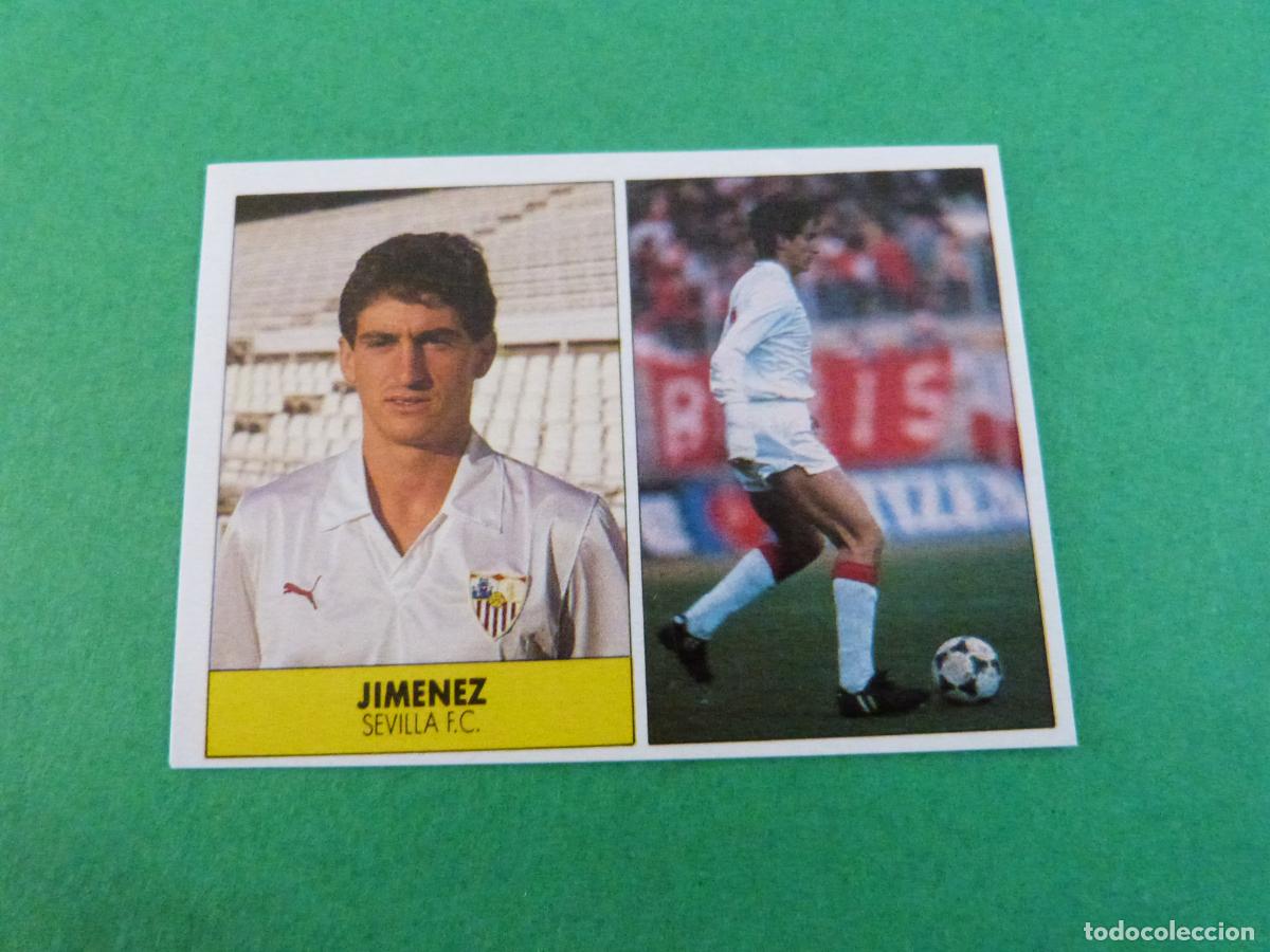 Cromos de Futebol: CROMO FUTBOL JIMENEZ SEVILLA F.C. SIN PEGAR LIGA FESTIVAL 1987-1988/87-88