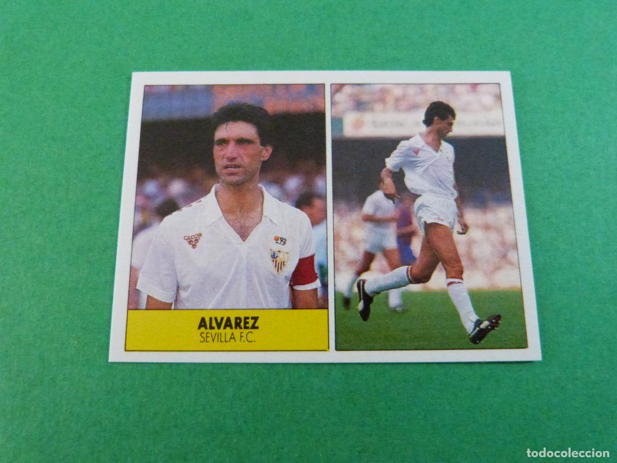 Cromos de Futebol: CROMO FUTBOL ALVAREZ SEVILLA F.C. SIN PEGAR LIGA FESTIVAL 1987-1988/87-88