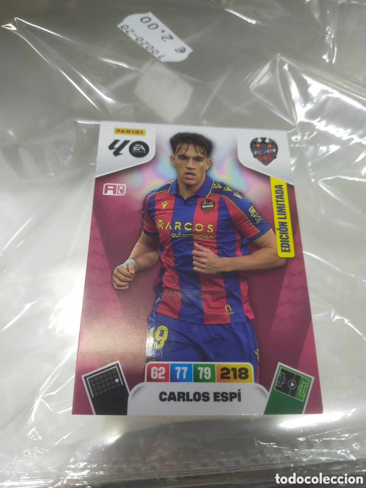 Cromos de Futebol: CARLOS ESPI EDICION LIMITADA LEVANTE 2025 2026 ADRENALYN XL