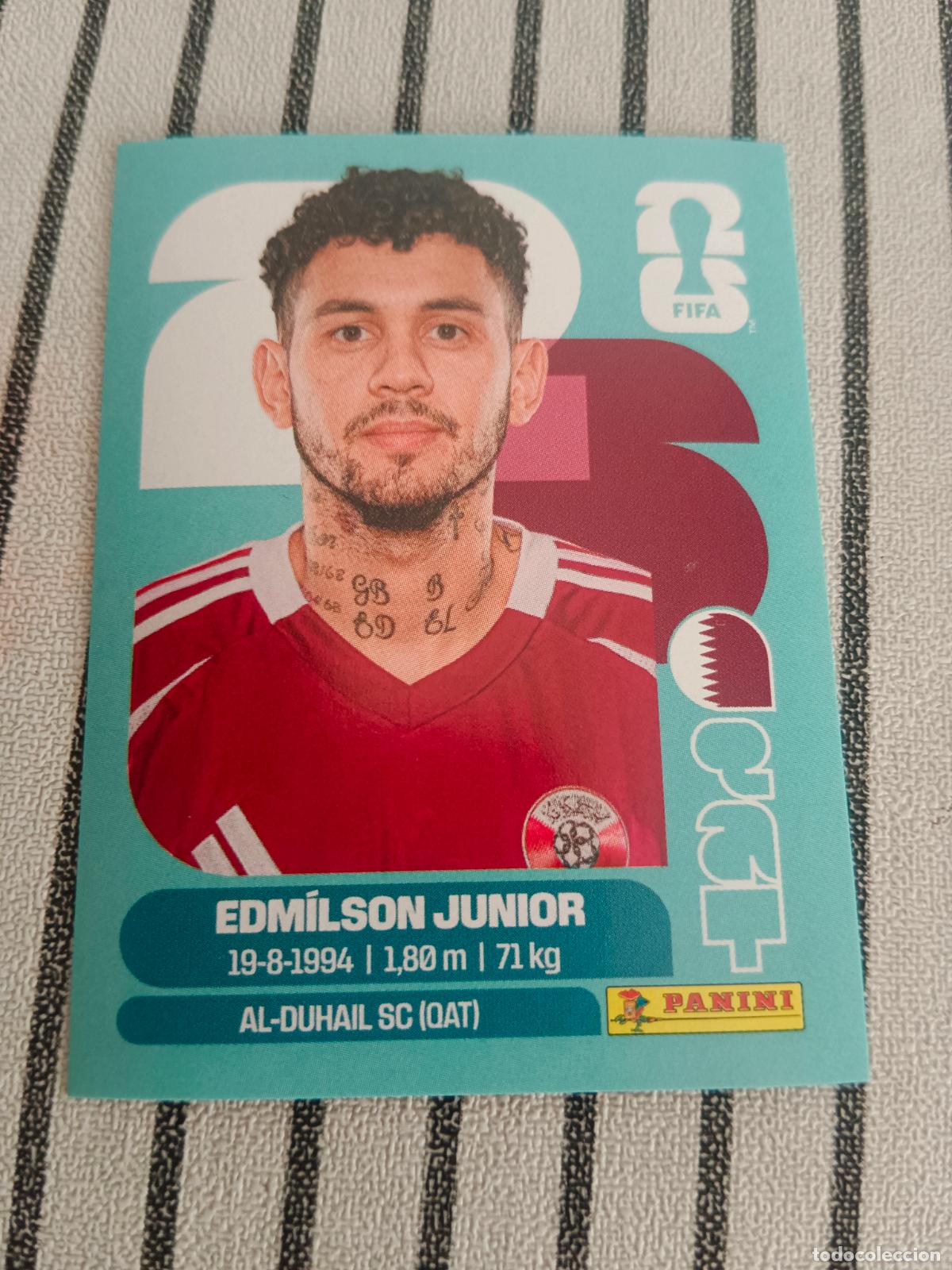 Cromos de Futebol: MUNDIAL 2026 ESTADOS UNIDOS USA MEXICO MEJICO CANADA QAT 17 QAT17 EDMILSON JUNIOR QATAR FIFA