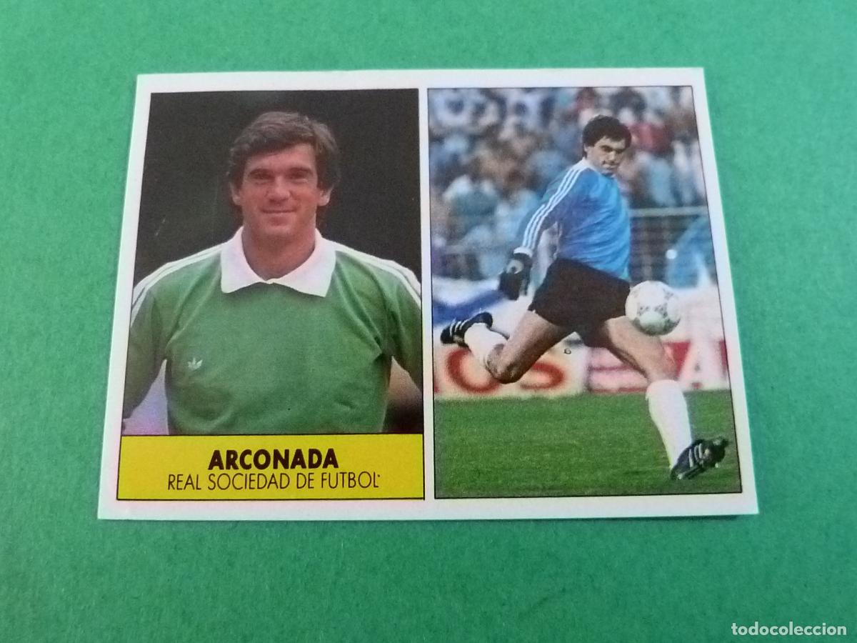 Cromos de Futebol: CROMO FUTBOL ARCONADA REAL SOCIEDAD SIN PEGAR LIGA FESTIVAL 1987-1988/87-88