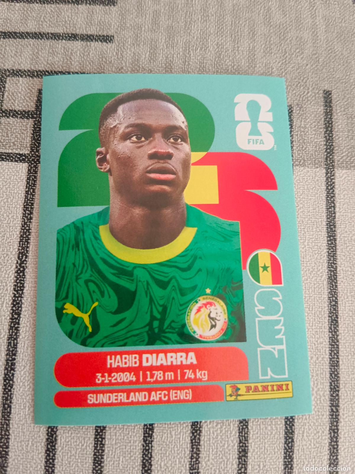 Cromos de Futebol: MUNDIAL 2026 ESTADOS UNIDOS USA MEXICO MEJICO CANADA SEN 12 SEN12 HABIB DIARRA SENEGAL FIFA