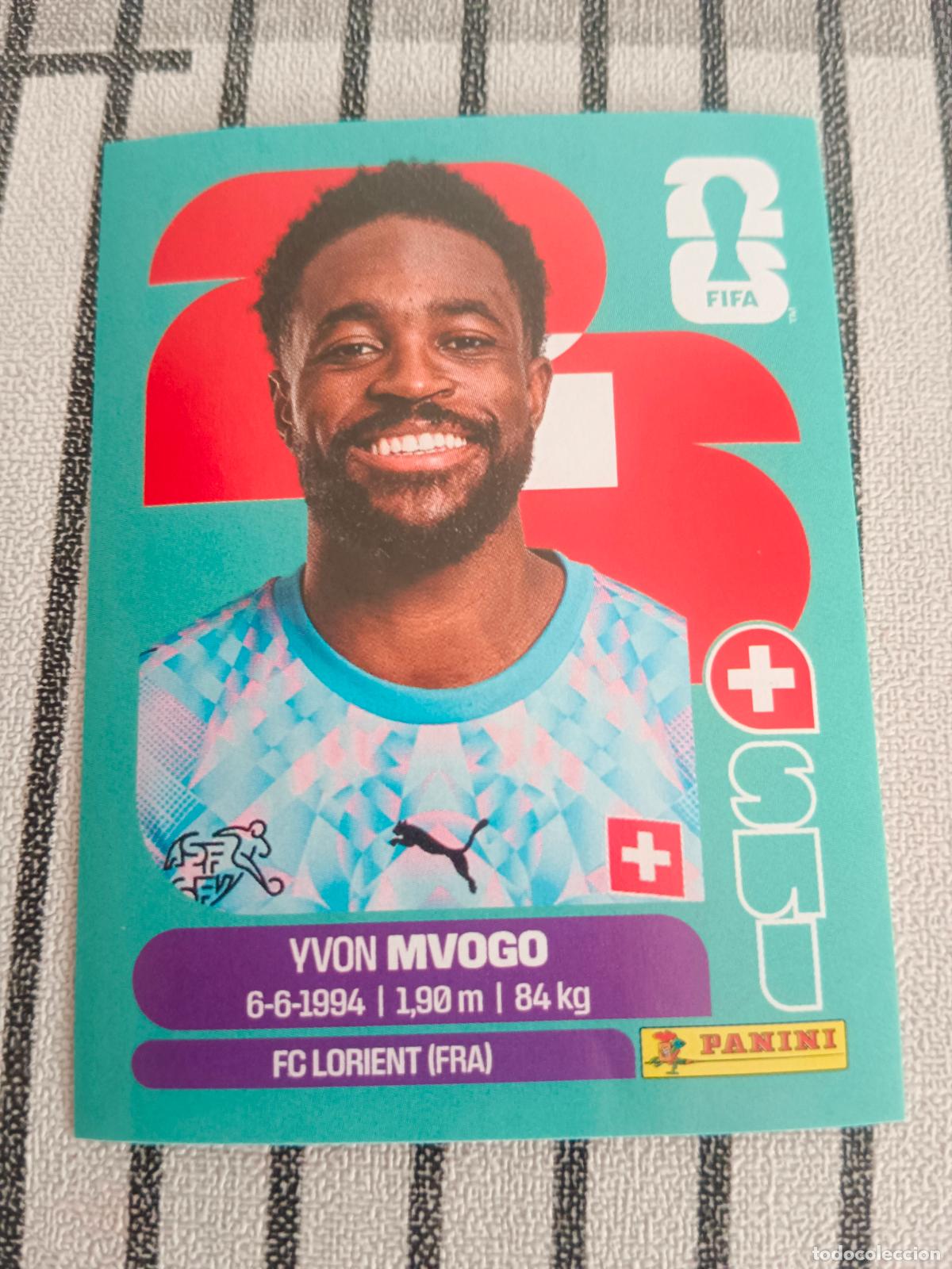 Cromos de f&uacute;tbol: MUNDIAL 2026 ESTADOS UNIDOS USA MEXICO MEJICO CANADA SUI 3 SUI3 YVON MVOGO SUIZA FIFA