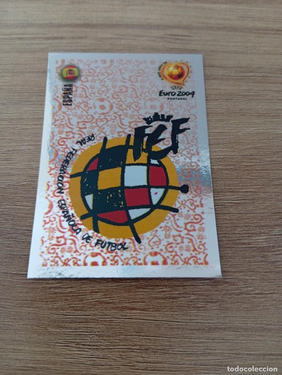 Fu&szlig;ball-Sticker: ESCUDO ESPA&Ntilde;A 70 EURO 2004 PORTUGAL NUNCA PEGADO SIN PEGAR