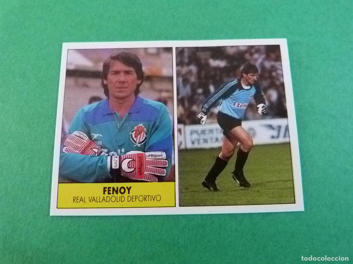 Cromos de f&uacute;tbol: CROMO FUTBOL FENOY REAL VALLADOLID C.F. SIN PEGAR LIGA FESTIVAL 1987-1988/87-88