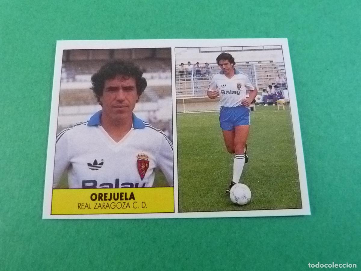 Cromos de f&uacute;tbol: CROMO FUTBOL OREJUELA REAL ZARAGOZA C.F. SIN PEGAR LIGA FESTIVAL 1987-1988/87-88