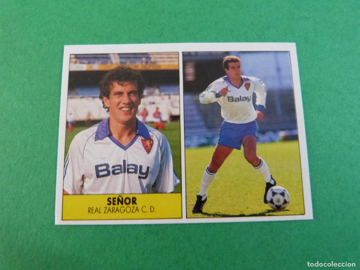 Cromos de f&uacute;tbol: CROMO FUTBOL SE&Ntilde;OR REAL ZARAGOZA C.F. SIN PEGAR LIGA FESTIVAL 1987-1988/87-88