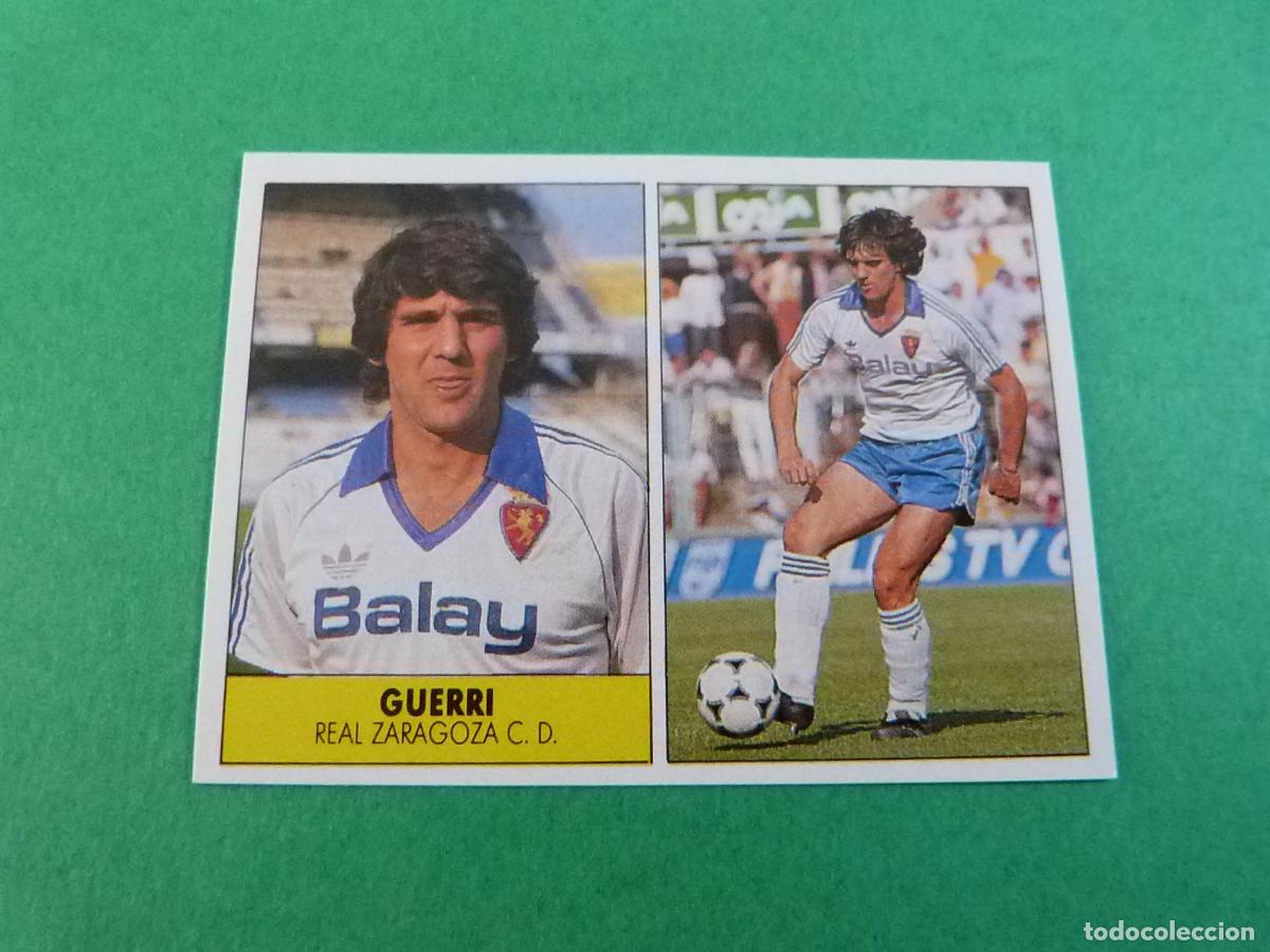 Cromos de f&uacute;tbol: CROMO FUTBOL GUERRI REAL ZARAGOZA C.F. SIN PEGAR LIGA FESTIVAL 1987-1988/87-88