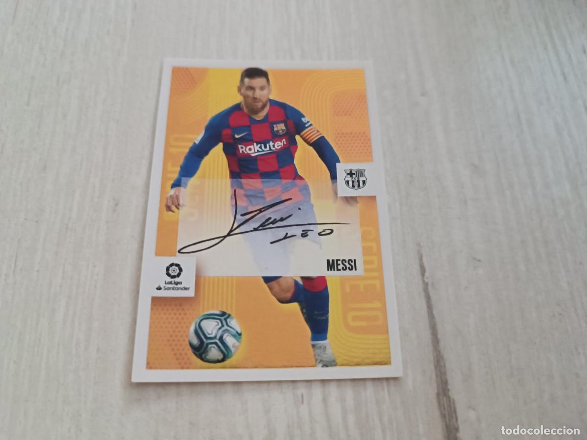 Fu&szlig;ball-Sticker: MESSI SERIE 10 LIGA ESTE 2020 2021 20 21. NUNCA PEGADO.