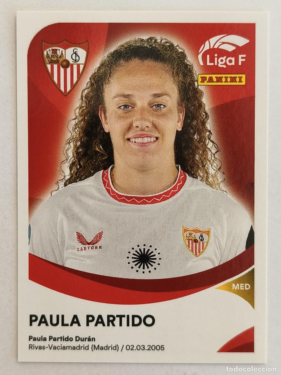 Cromos de f&uacute;tbol: #296 PAULA PARTIDO (SEVILLA F.C.) LIGA F 2024/2025 PANINI