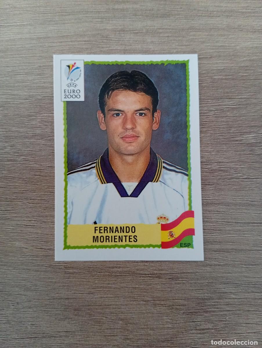 Cromos de f&uacute;tbol: FERNANDO MORIENTES 208 ESPA&Ntilde;A PANINI EURO 2000 - 00 CROMO SIN PEGAR NUNCA PEGADO