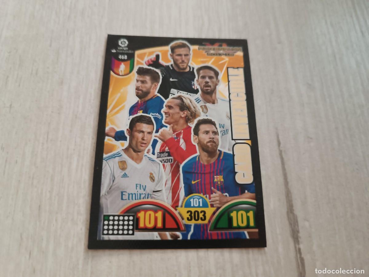 Fu&szlig;ball-Sticker: MESSI CARD INVENCIBLE ADRENALYN 2017 2018 17 18