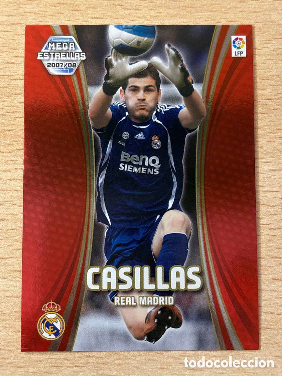 Cromos de f&uacute;tbol: # 361 Casillas Real Madrid Megaestrellas Megacracks 2007-08