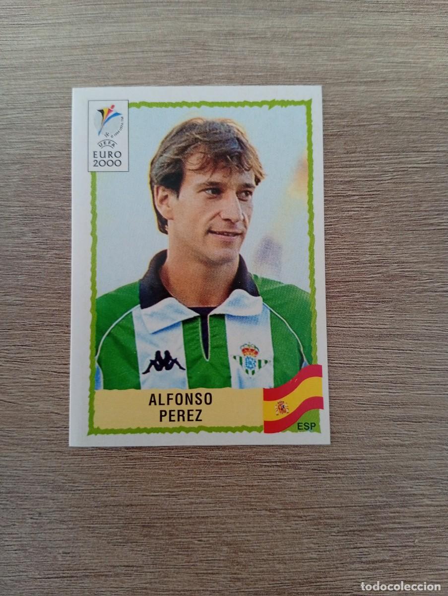 Fu&szlig;ball-Sticker: ALFONSO PEREZ 205 ESPA&Ntilde;A PANINI EURO 2000 - 00 CROMO SIN PEGAR NUNCA PEGADO