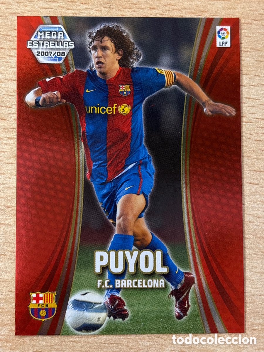 Cromos de f&uacute;tbol: # 367 Puyol FC Barcelona Megaestrellas Megacracks 2007-08