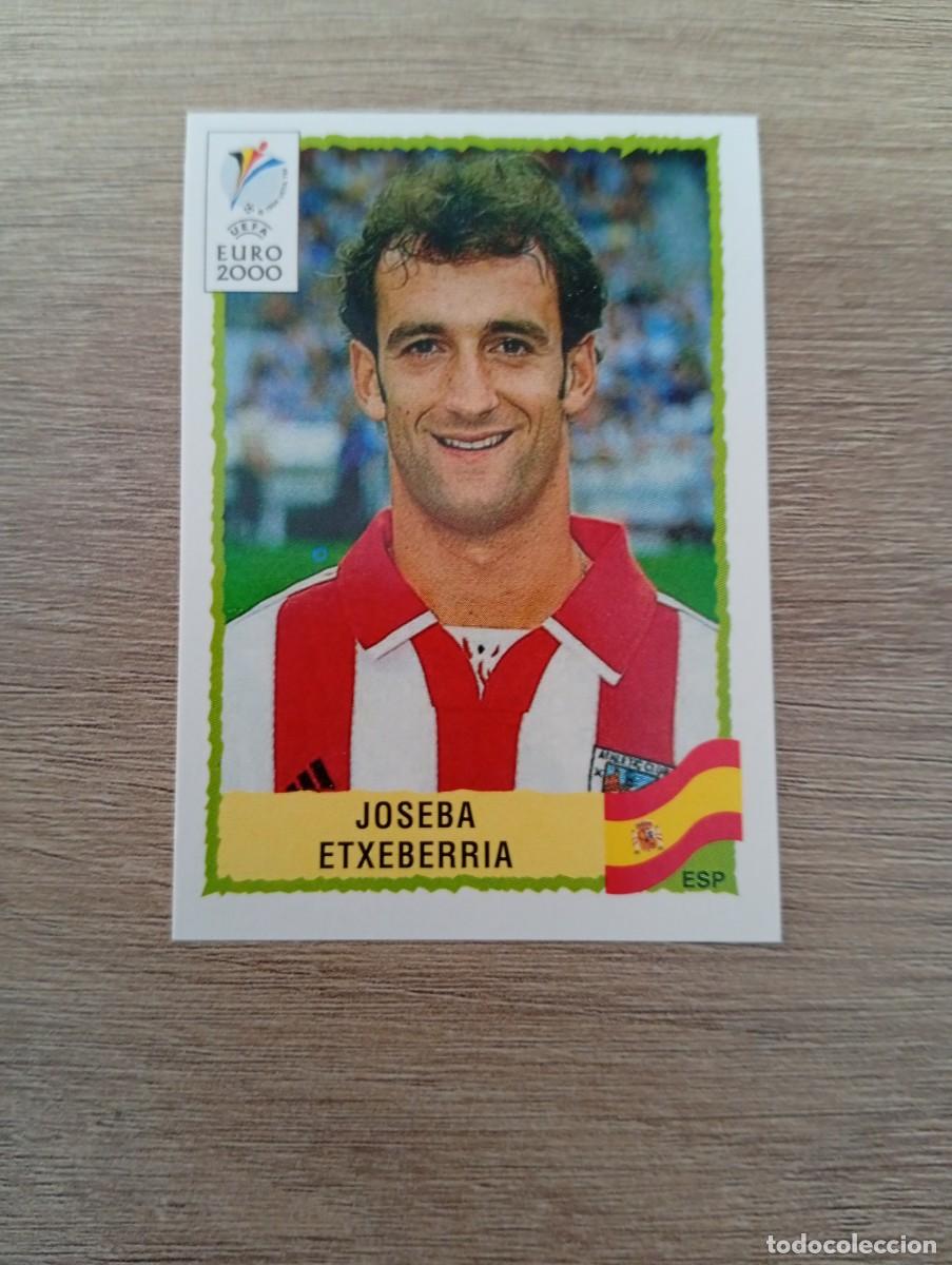 Cromos de f&uacute;tbol: JOSEBA ETXEBERRIA 204 ESPA&Ntilde;A PANINI EURO 2000 - 00 CROMO SIN PEGAR NUNCA PEGADO
