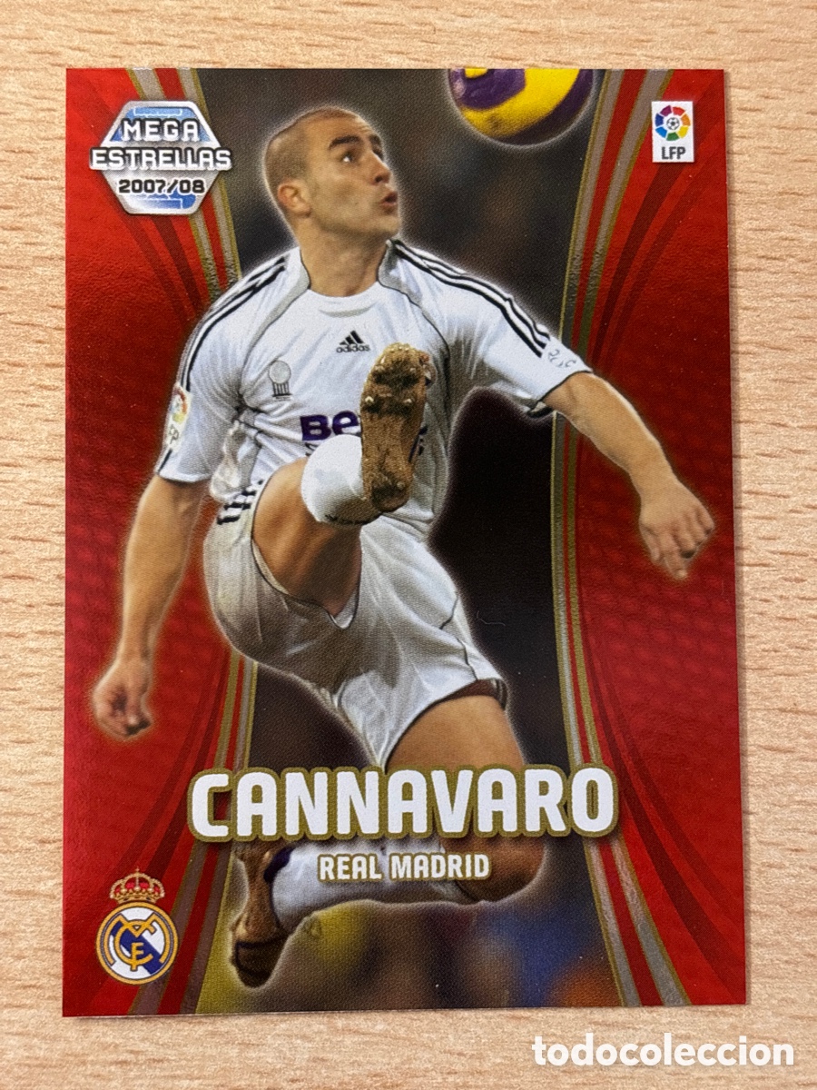 Cromos de f&uacute;tbol: # 368 Cannavaro Real Madrid Megaestrellas Megacracks 2007-08