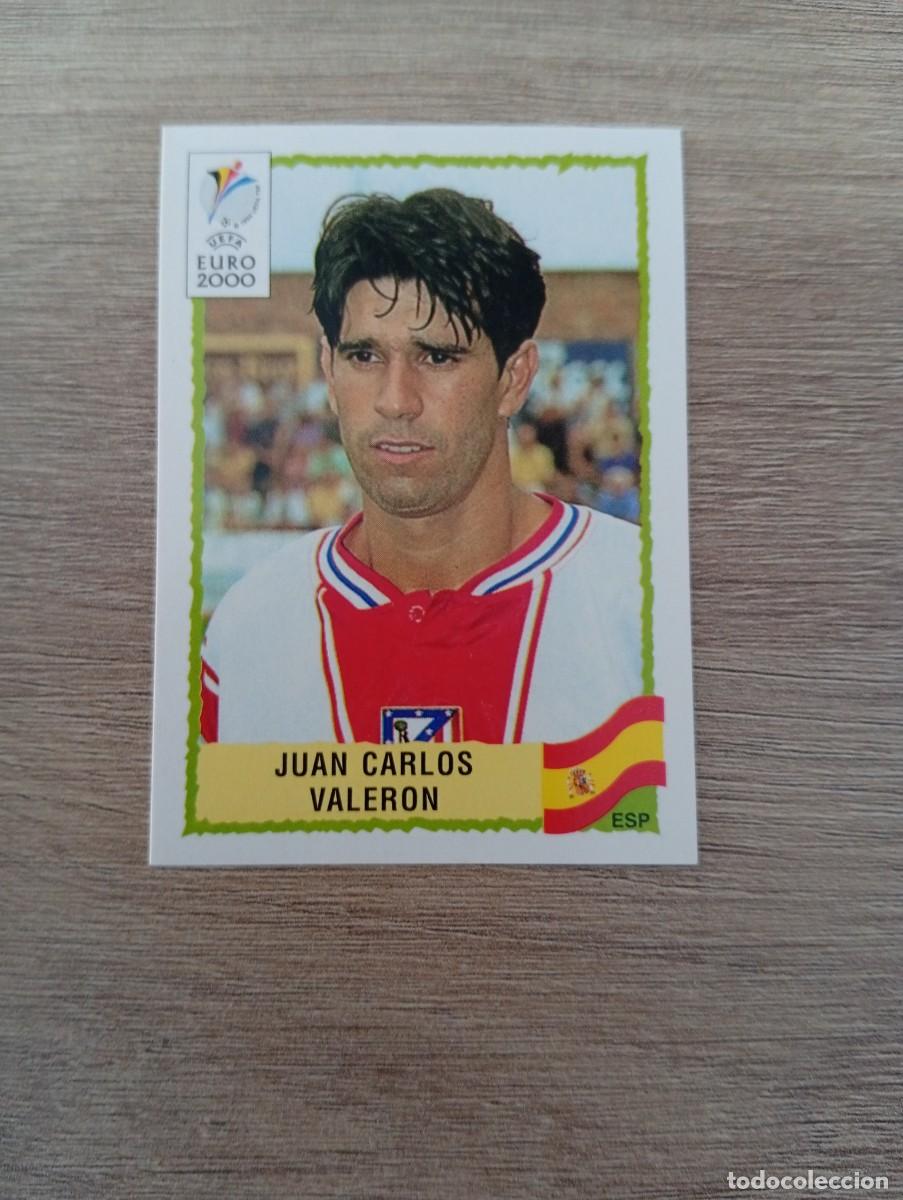Cromos de f&uacute;tbol: JUAN CARLOS VALERON 203 ESPA&Ntilde;A PANINI EURO 2000 - 00 CROMO SIN PEGAR NUNCA PEGADO