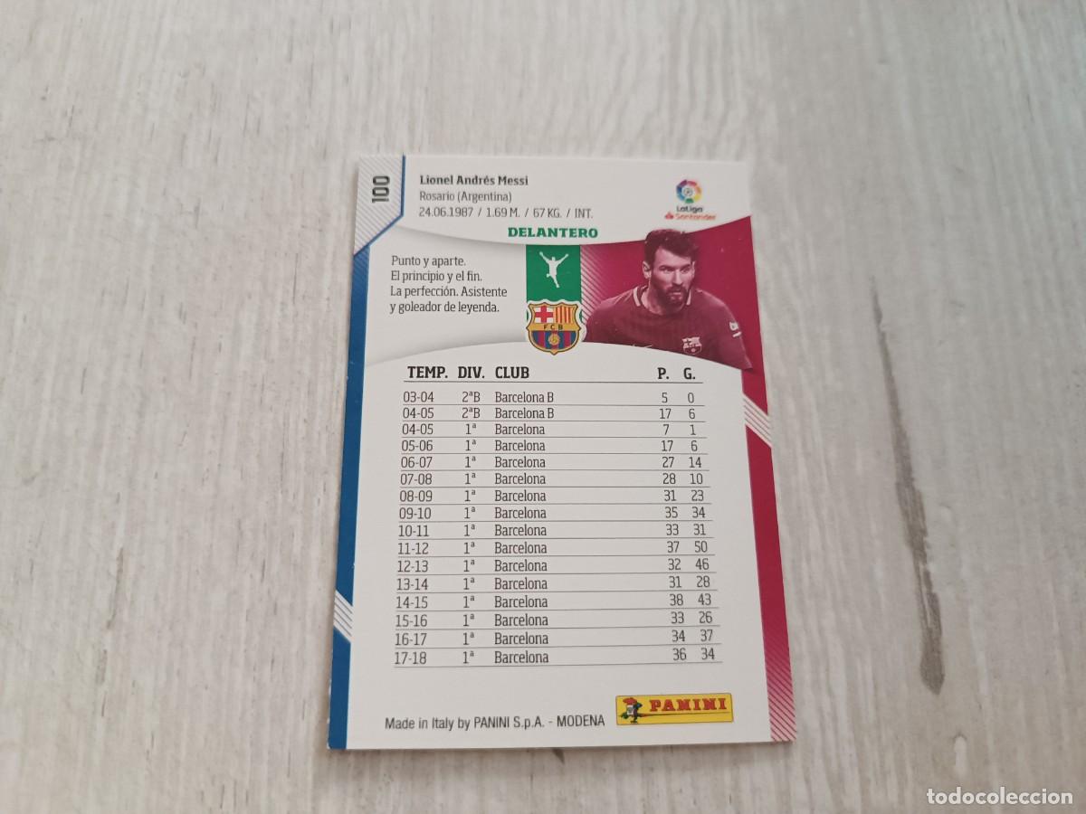 Cromos de f&uacute;tbol: MESSI MEGACRACKS 2018 2019 18 19 - Foto 2