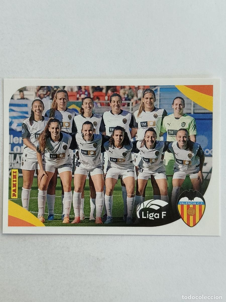 Cromos de f&uacute;tbol: #303 ALINEACION (VALENCIA C.F. FEMENINO) LIGA F 2024/2025 PANINI