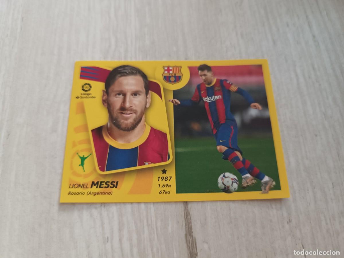 Cromos de f&uacute;tbol: MESSI LIGA ESTE 2021 2022 21 22. NUNCA PEGADO