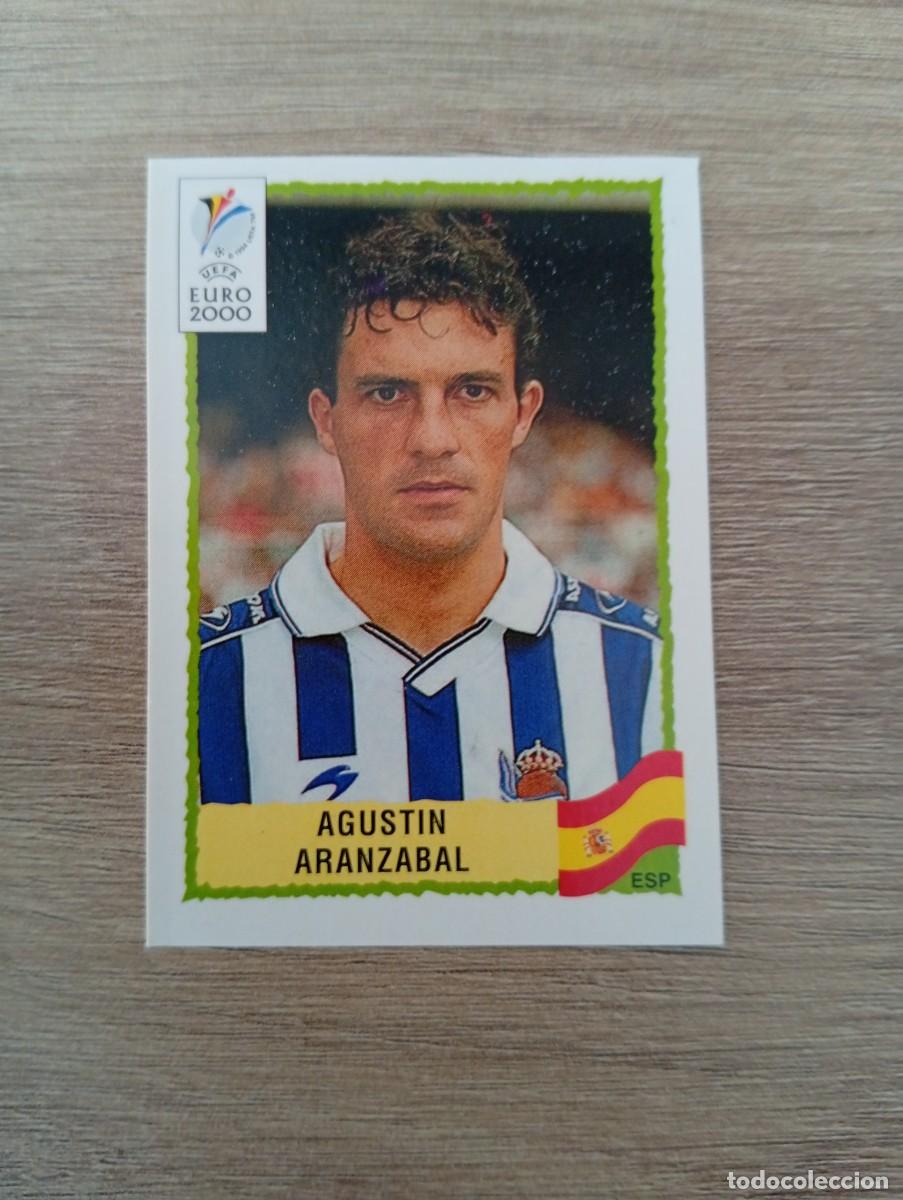 Football Stickers: AGUSTIN ARANZABAL 195 ESPA&Ntilde;A PANINI EURO 2000 - 00 CROMO SIN PEGAR NUNCA PEGADO