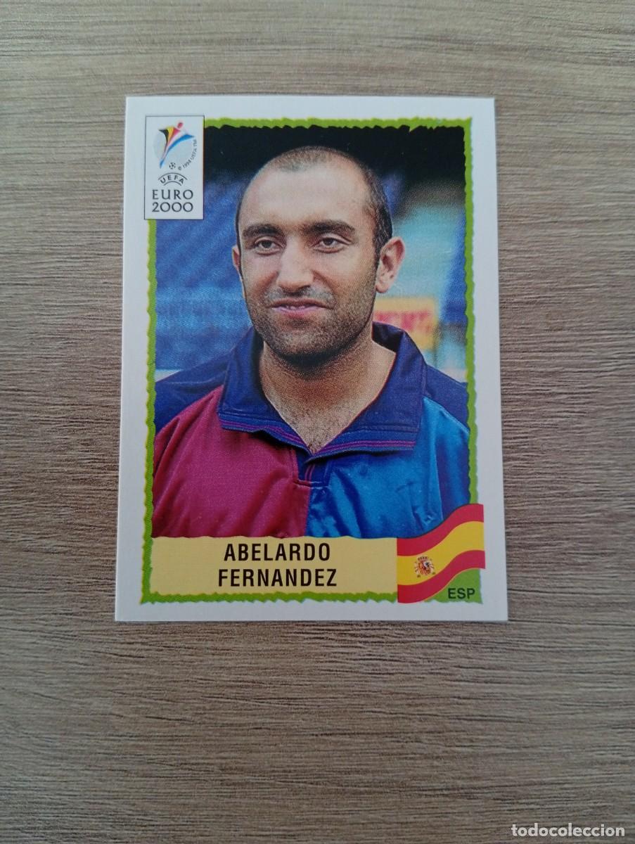 Cromos de f&uacute;tbol: ABELARDO FERNANDEZ 193 ESPA&Ntilde;A PANINI EURO 2000 - 00 CROMO SIN PEGAR NUNCA PEGADO