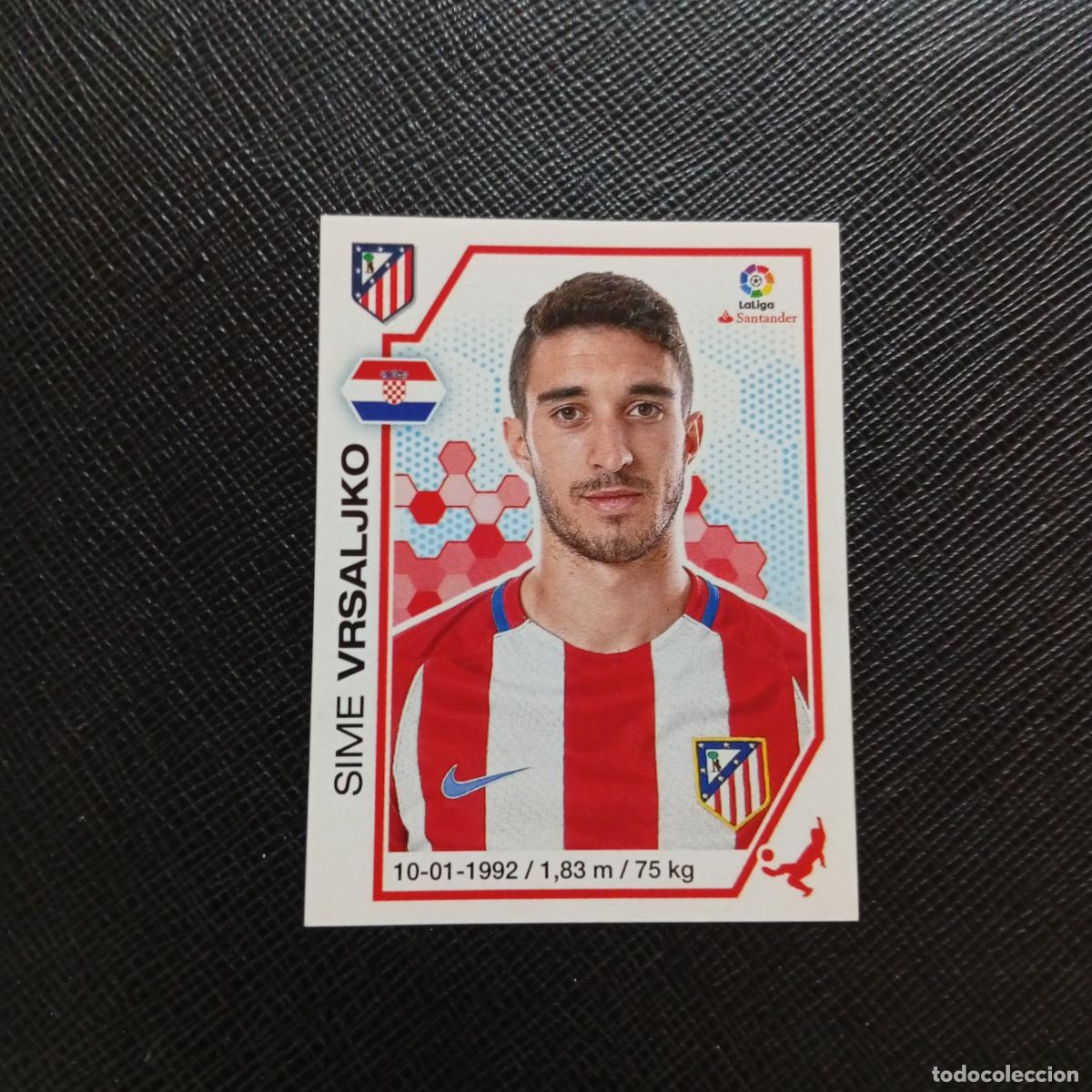Cromos de f&uacute;tbol: 4 VRSALJKO AT MADRID PANINI 2016 2017 CROMO 16 17 FUTBOL LIGA - SIN PEGAR - A215 PG1