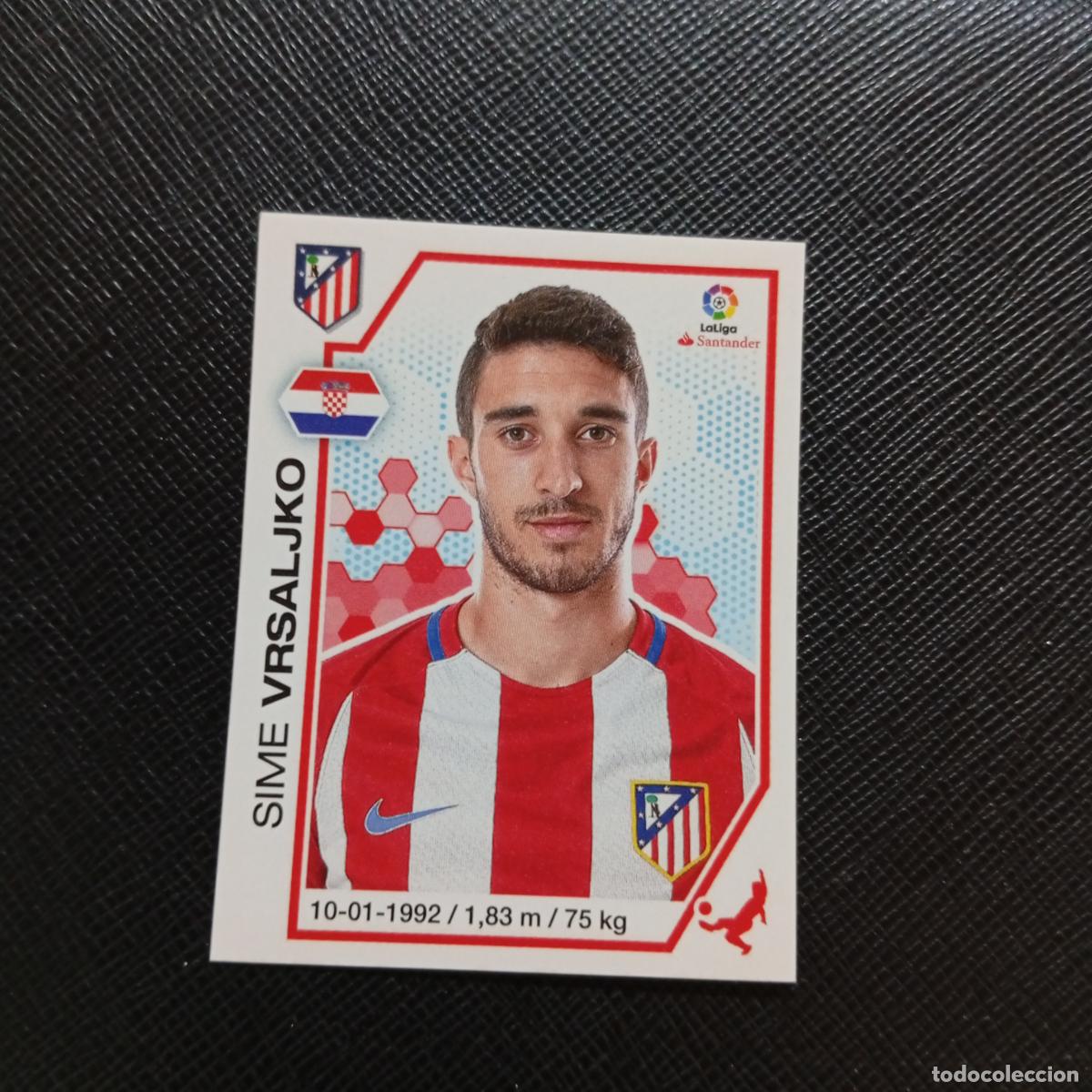Cromos de f&uacute;tbol: 4 VRSALJKO AT MADRID PANINI 2016 2017 CROMO 16 17 FUTBOL LIGA - SIN PEGAR - A215 PG1 B