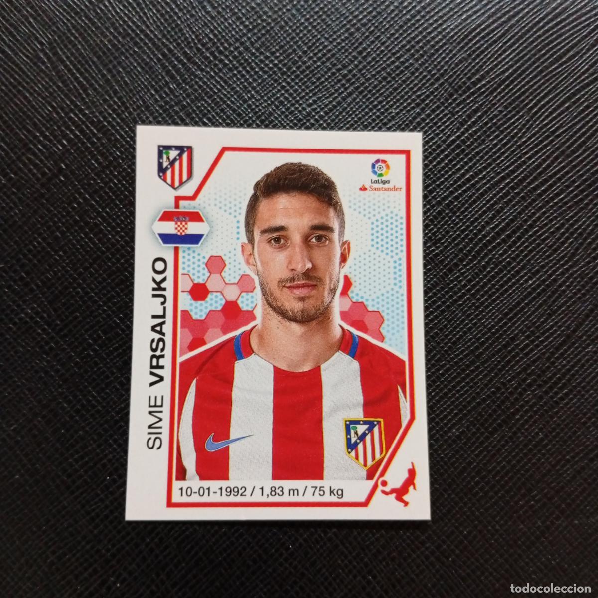 Cromos de f&uacute;tbol: 4 VRSALJKO AT MADRID PANINI 2016 2017 CROMO 16 17 FUTBOL LIGA - SIN PEGAR - A215 PG2