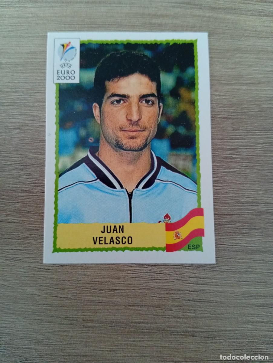 Cromos de f&uacute;tbol: JUAN VELASCO 192 ESPA&Ntilde;A PANINI EURO 2000 - 00 CROMO SIN PEGAR NUNCA PEGADO