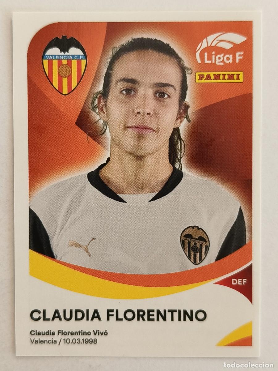 Cromos de f&uacute;tbol: #308 CLAUDIA FLORENTINO (VALENCIA C.F. FEMENINO) LIGA F 2024/2025 PANINI