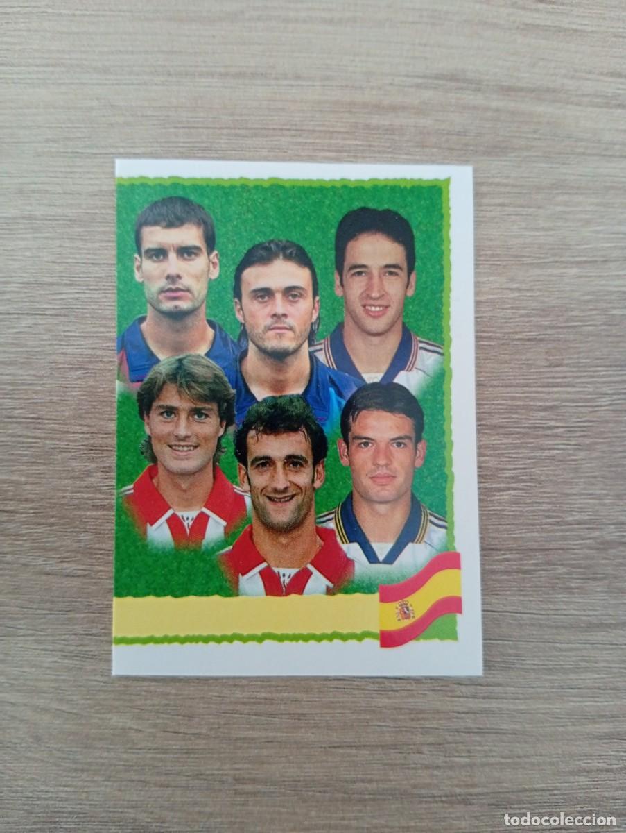 Cromos de f&uacute;tbol: ALINEACION ESPA&Ntilde;A 189 PANINI EURO 2000 - 00 CROMO SIN PEGAR NUNCA PEGADO