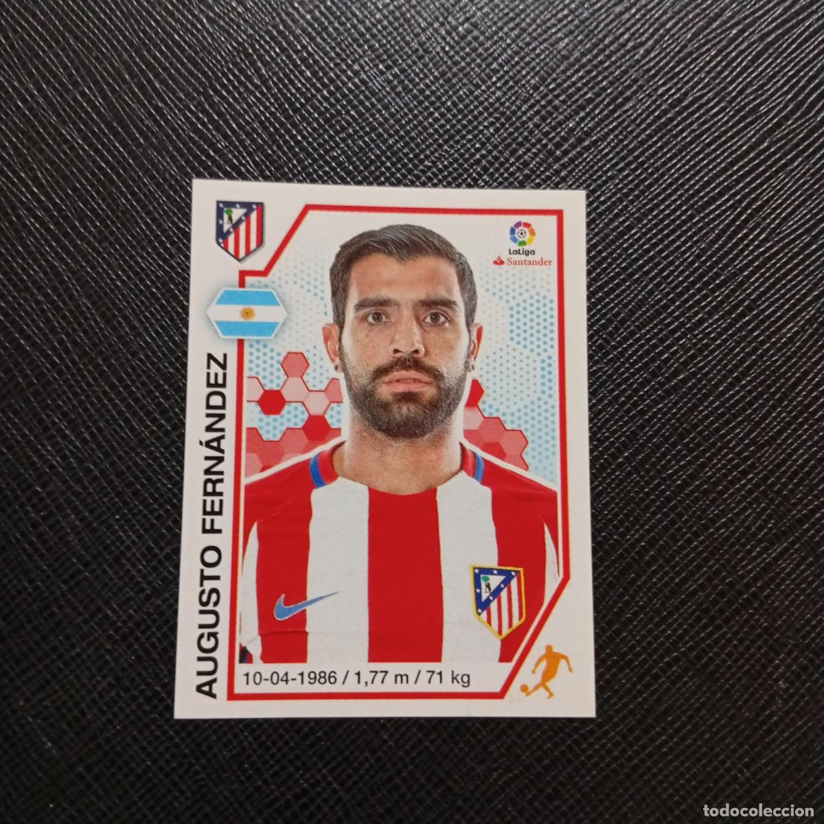 Cromos de f&uacute;tbol: 12 AUGUSTO FERNANDEZ AT MADRID PANINI 2016 2017 CROMO 16 17 FUTBOL LIGA - SIN PEGAR - A215 PG2